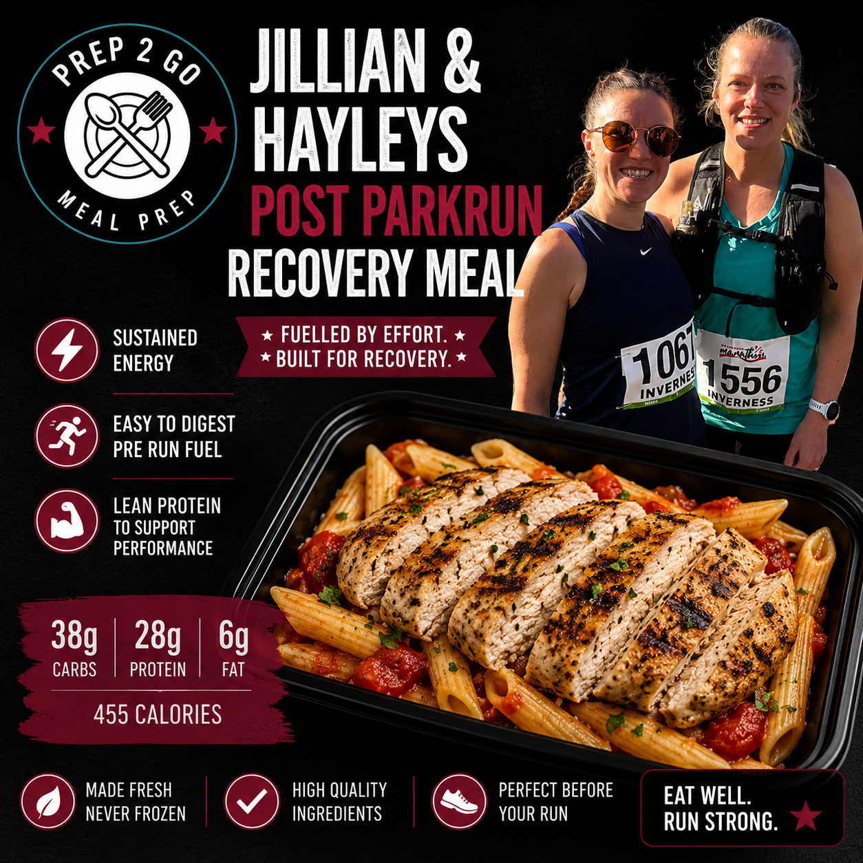 Jillian & Hayley's Parkrun Recovery Meal